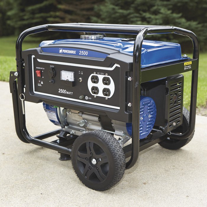 Powerhorse 750137 Portable Generator 2500 Surge Watts 2000 Rated Watts ...